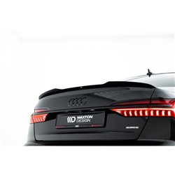 Maxton - Spoiler Cap Audi A6 Sedan C8 / C8 Facelift Noir Brillant
