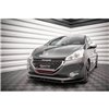 Maxton - Lame Du Pare-Chocs Avant V.2 Peugeot 208 GTi Mk1 Noir Brillant