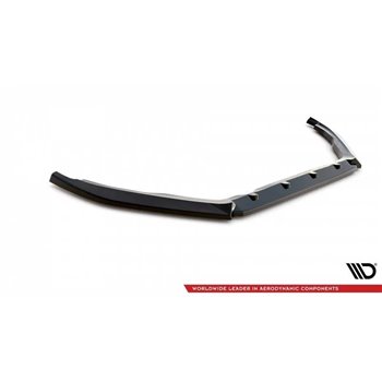 Maxton - Lame Du Pare-Chocs Avant V.2 Peugeot 208 GTi Mk1 Noir Brillant
