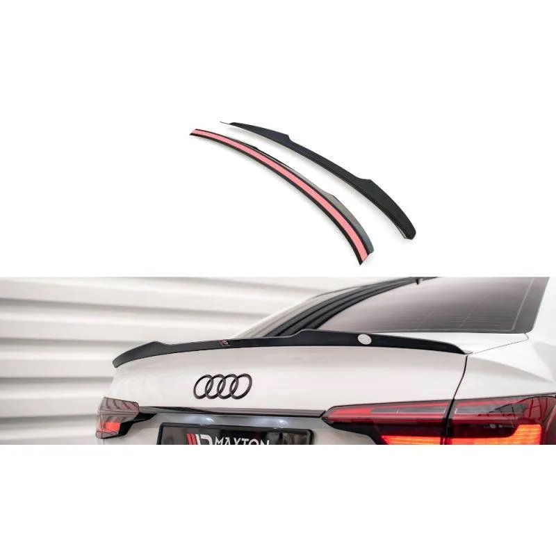Maxton - Spoiler Cap V.1 Audi S4 / A4 Standard / S-Line / Competition Sedan B9 / B9 Facelift Noir Brillant