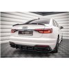 Maxton - Becquet V.1 Audi S4 / A4 Standard / S-Line / Competition Sedan B9 / B9 Facelift Noir Brillant