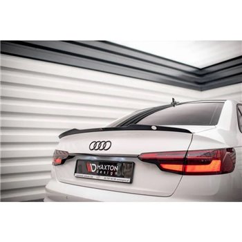 Maxton - Becquet V.1 Audi S4 / A4 Standard / S-Line / Competition Sedan B9 / B9 Facelift Noir Brillant