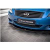 Maxton - Lame Du Pare-Chocs Avant Infiniti G37 Coupe Noir Brillant