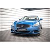 Maxton - Lame Du Pare-Chocs Avant Infiniti G37 Coupe Noir Brillant