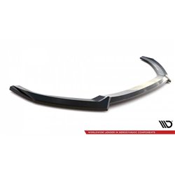 Maxton - Lame Du Pare-Chocs Avant V.3 Audi S3 / A3 S-Line Sportback 8V Facelift Noir Brillant