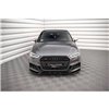 Maxton - Lame Du Pare-Chocs Avant V.1 Audi S3 / A3 S-Line Sportback 8V Facelift Noir Brillant