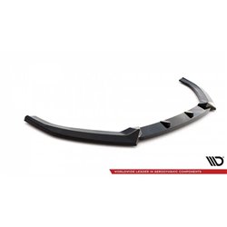 Maxton - Lame Du Pare-Chocs Avant V.1 Audi S3 / A3 S-Line Sportback 8V Facelift Noir Brillant
