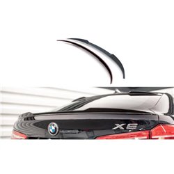 Maxton - Spoiler Cap 3D V.1 BMW X6 F16 M-Pack / X6 M F86 Noir Brillant