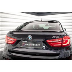 Maxton - Becquet 3D V.1 BMW X6 F16 M-Pack / X6 M F86 Noir Brillant