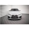 Maxton - Lame Du Pare-Chocs Avant V.2 BMW 4 / i4 Gran Coupe M-Pack / M440i G26 Noir Brillant