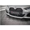 Maxton - Lame Du Pare-Chocs Avant V.1 BMW 4 / i4 Gran Coupe M-Pack / M440i G26 Noir Brillant