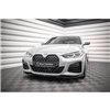 Maxton - Lame Du Pare-Chocs Avant V.1 BMW 4 / i4 Gran Coupe M-Pack / M440i G26 Noir Brillant
