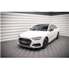 Maxton - Lame Du Pare-Chocs Avant V.1 Audi A4 B9 Facelift Noir Brillant