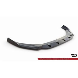 Maxton - Lame Du Pare-Chocs Avant V.1 Audi A4 B9 Facelift Noir Brillant
