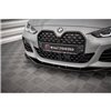 Maxton - Lame Du Pare-Chocs Avant V.3 BMW 4 / i4 Gran Coupe M-Pack / M440i G26 Noir Brillant