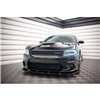 Maxton - Lame Du Pare-Chocs Avant V.2 Dodge Charger SRT Mk7 Facelift Noir Brillant