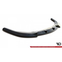 Maxton - Lame Du Pare-Chocs Avant V.2 Dodge Charger SRT Mk7 Facelift Noir Brillant