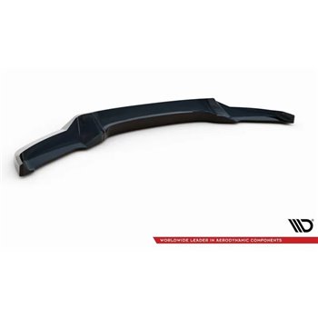 Maxton - Lame Du Pare-Chocs Avant V.2 BMW X6 M-Pack F16 Noir Brillant