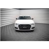 Maxton - Lame Du Pare-Chocs Avant V.3 Audi A6 C8 Noir Brillant