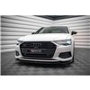 Maxton - Lame Du Pare-Chocs Avant V.3 Audi A6 C8 Noir Brillant