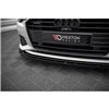 Maxton - Lame Du Pare-Chocs Avant V.3 Audi A6 C8 Noir Brillant