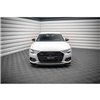 Maxton - Lame Du Pare-Chocs Avant V.3 Audi A6 C8 Noir Brillant
