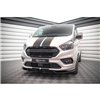 Maxton - Lame Du Pare-Chocs Avant Ford Transit Custom ST-Line Mk1 Facelift Noir Brillant