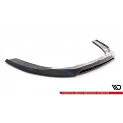 Maxton - Lame Du Pare-Chocs Avant Ford Transit Custom ST-Line Mk1 Facelift Noir Brillant