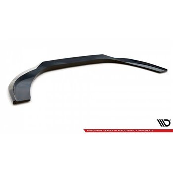 Maxton - Lame Du Pare-Chocs Avant Ford Transit Custom ST-Line Mk1 Facelift Noir Brillant