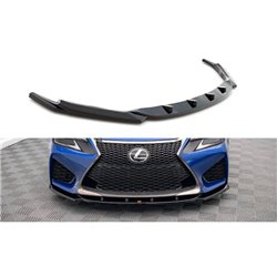 Maxton - Lame Du Pare-Chocs Avant V.2 Lexus GS F Mk4 Facelift Noir Brillant