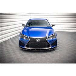Maxton - Lame Du Pare-Chocs Avant V.2 Lexus GS F Mk4 Facelift Noir Brillant