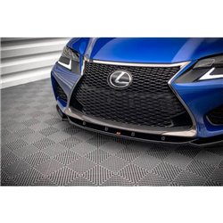 Maxton - Lame Du Pare-Chocs Avant V.2 Lexus GS F Mk4 Facelift Noir Brillant