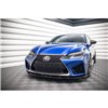 Maxton - Lame Du Pare-Chocs Avant V.2 Lexus GS F Mk4 Facelift Noir Brillant