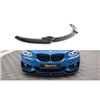 Maxton - Lame Du Pare-Chocs Avant V.2 BMW 2 M-Pack F22 Noir Brillant