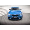 Maxton - Lame Du Pare-Chocs Avant V.2 BMW 2 M-Pack F22 Noir Brillant