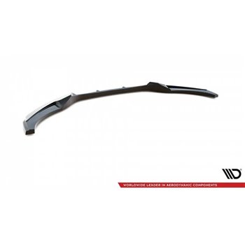 Maxton - Lame Du Pare-Chocs Avant V.2 BMW 2 M-Pack F22 Noir Brillant