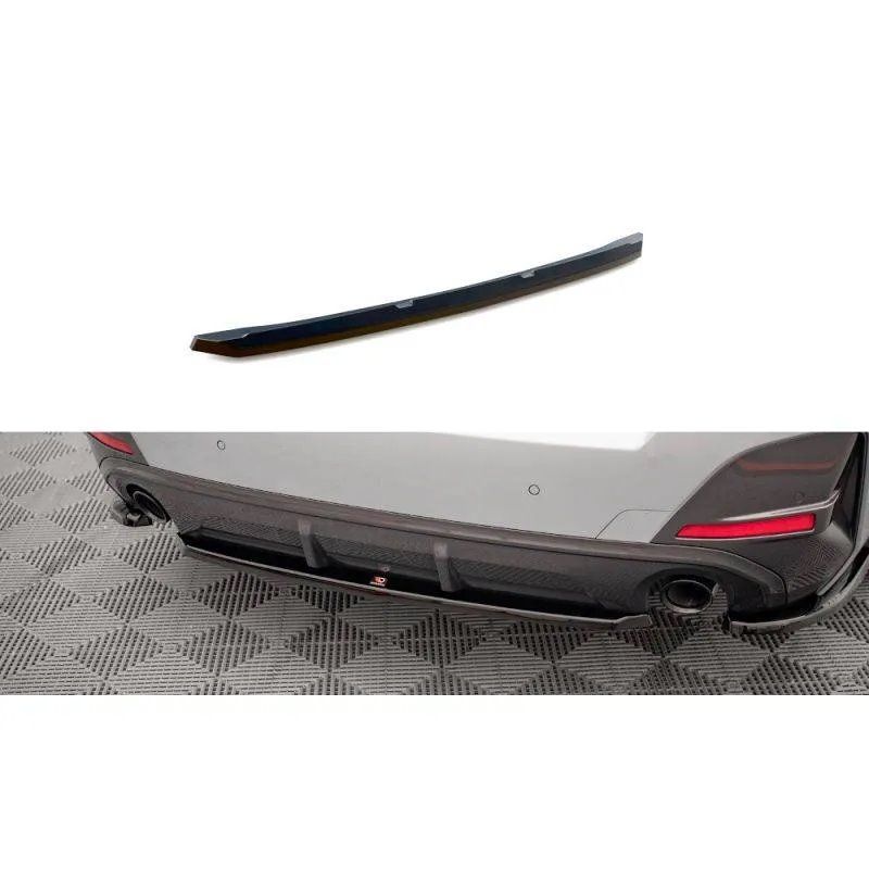 Maxton - Arriere Splitter BMW 4 Gran Coupe M-Pack G26 Noir Brillant