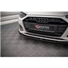 Maxton - Lame Du Pare-Chocs Avant V.2 Audi A4 B9 Facelift Noir Brillant