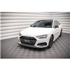 Maxton - Lame Du Pare-Chocs Avant V.2 Audi A4 B9 Facelift Noir Brillant