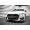 Maxton - Lame Du Pare-Chocs Avant V.2 Audi A6 C8 Noir Brillant