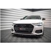 Maxton - Lame Du Pare-Chocs Avant V.1 Audi A6 C8 Noir Brillant