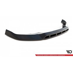 Maxton - Lame Du Pare-Chocs Avant V.1 BMW X4 M-Pack G02 Facelift Noir Brillant