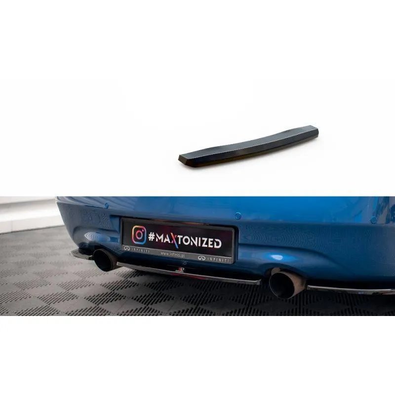 Maxton - Arriere Splitter Infiniti G37 Coupe Noir Brillant