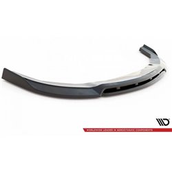 Maxton - Lame Du Pare-Chocs Avant V.1 Dodge Charger SRT Mk7 Facelift Noir Brillant