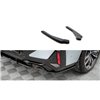 Maxton - Lames De Pare-Chocs Arrière Latérales BMW X4 M-Pack G02 Facelift Noir Brillant