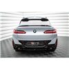 Maxton - Lames De Pare-Chocs Arrière Latérales BMW X4 M-Pack G02 Facelift Noir Brillant