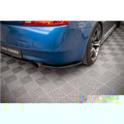 Maxton - Lames De Pare-Chocs Arrière Latérales Infiniti G37 Coupe Noir Brillant