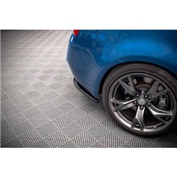 Maxton - Lames De Pare-Chocs Arrière Latérales Infiniti G37 Coupe Noir Brillant