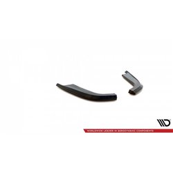 Maxton - Lames De Pare-Chocs Arrière Latérales Infiniti G37 Coupe Noir Brillant