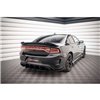 Maxton - Lames De Pare-Chocs Arrière Latérales Dodge Charger SRT Mk7 Facelift Noir Brillant